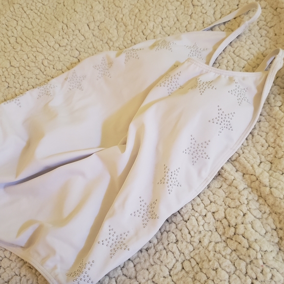 VS Pink Studded High Leg One Piece Bathing Suit - Picture 6 of 6